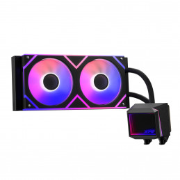 XPG LEVANTE II Suoritin Nestejäähdytyspakkaus 12 cm musta