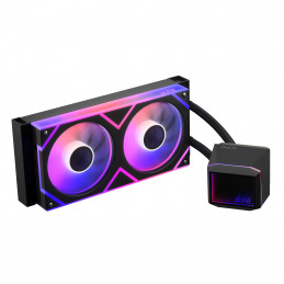 XPG LEVANTE II Suoritin Nestejäähdytyspakkaus 12 cm musta