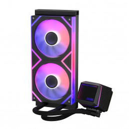 XPG LEVANTE II Suoritin Nestejäähdytyspakkaus 12 cm musta