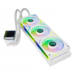 XPG LEVANTE II 360 Suoritin All-in-one-nesteenjäähdytin 12 cm Valkoinen