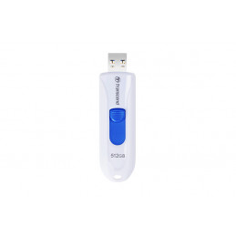 Transcend JetFlash 790 USB-muisti 512 GB USB A-tyyppi 3.2 Gen 1 (3.1 Gen 1) musta, Valkoinen
