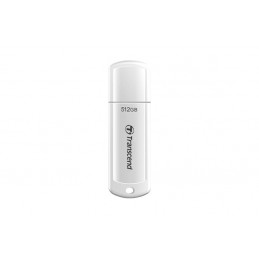 Transcend JetFlash 700 730 USB-muisti 512 GB USB A-tyyppi 3.2 Gen 1 (3.1 Gen 1) musta, Valkoinen