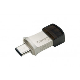 Transcend JetFlash 890 USB-muisti 256 GB USB Type-A   USB Type-C 3.2 Gen 1 (3.1 Gen 1) Hopea