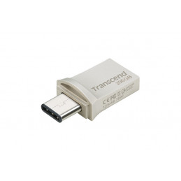Transcend JetFlash 890 USB-muisti 256 GB USB Type-A   USB Type-C 3.2 Gen 1 (3.1 Gen 1) Hopea