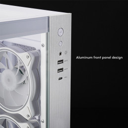 Chieftec GM-30W-TG-OP tietokonekotelo Kuutio Valkoinen