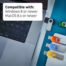 Intenso USB Flash Drive Office Line 3543595 3.2 5St. Multipack - 64 GB USB-muisti USB A-tyyppi 3.2 Gen 1 (3.1 Gen 1) Monivärinen