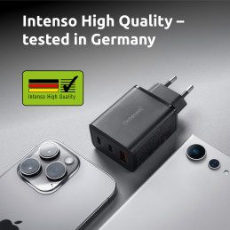 Intenso 7806510 virta-adapteri ja vaihtosuuntaaja Sisätila 65 W musta