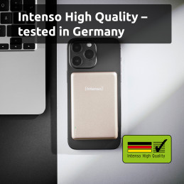 Intenso MW10000 Litium polymeeri (LiPo) 10000 mAh Langaton lataaminen Shampanja