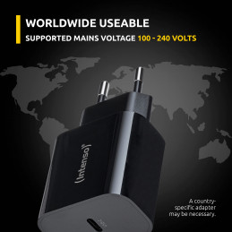 Intenso 7802010 virta-adapteri ja vaihtosuuntaaja Sisätila 20 W musta
