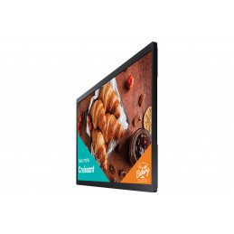 Samsung QB24C Digitaalinen litteä infotaulu 61 cm (24") LED Wi-Fi 250 cd m² Full HD musta Sisäänrakennettu prosessori Tizen 16 7
