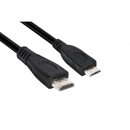 CLUB3D Mini HDMI™ to HDMI™ 2.0 4K60Hz Cable 1M   3.28Ft