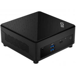 MSI Cubi 5 12M-003EU Intel® Core™ i5 i5-1235U 8 GB DDR4-SDRAM 512 GB SSD Windows 11 Home Mini PC musta