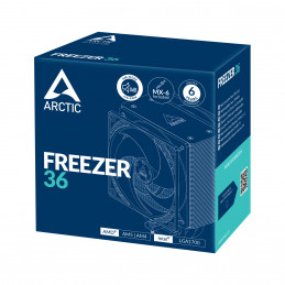 ARCTIC Freezer 36 Suoritin Ilmanjäähdytin 12 cm musta, Hopea 1 kpl
