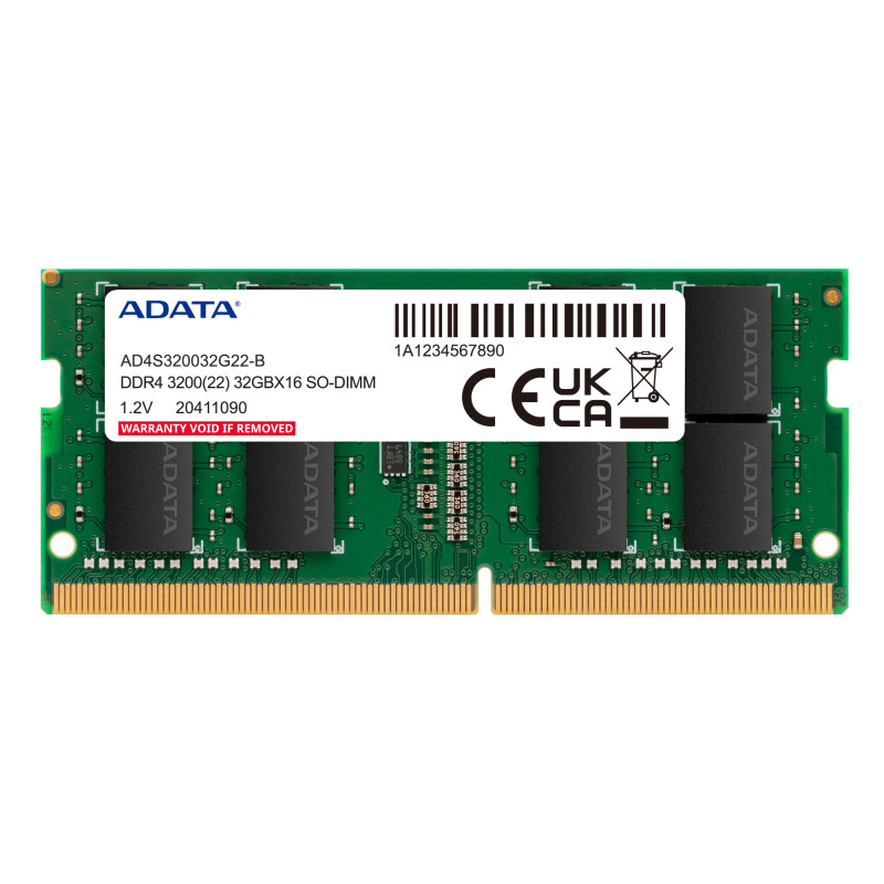 ADATA AD4S32008G22-DTGN muistimoduuli 16 GB 2 x 8 GB DDR4