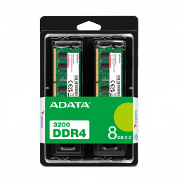 ADATA AD4S32008G22-DTGN muistimoduuli 16 GB 2 x 8 GB DDR4