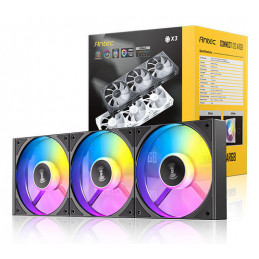 Antec C120 ARGB Tietokonekotelo Tuuletin 12 cm musta 3 kpl