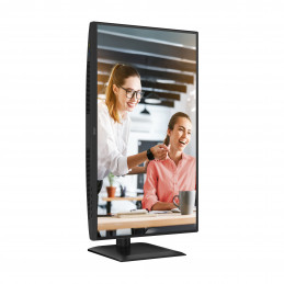 AOC E4 Q27E4CV tietokoneen litteä näyttö 68,6 cm (27") 2560 x 1440 pikseliä Quad HD LED musta