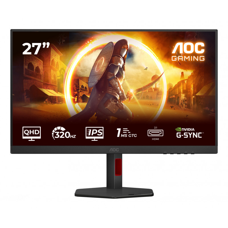 AOC G4 Q27G4SRU tietokoneen litteä näyttö 68,6 cm (27") 2560 x 1440 pikseliä Quad HD LED musta