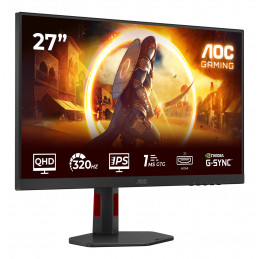AOC G4 Q27G4SRU tietokoneen litteä näyttö 68,6 cm (27") 2560 x 1440 pikseliä Quad HD LED musta