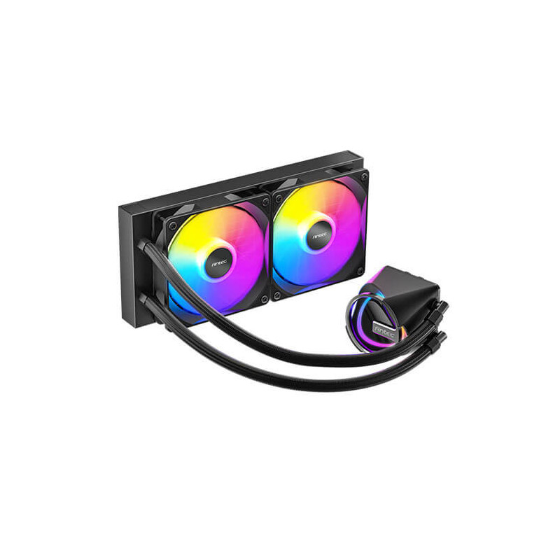 Antec Skeleton 240 Suoritin All-in-one-nesteenjäähdytin 12 cm musta