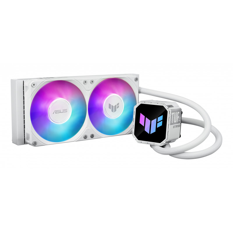 ASUS TUF GAMING LC III 240 ARGB WHT Suoritin All-in-one-nesteenjäähdytin 12 cm Valkoinen