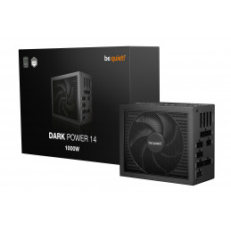 be quiet! Dark Power 14 1000 W - 80 Plus Titanium virtalähdeyksikkö 20+4 pin ATX ATX musta
