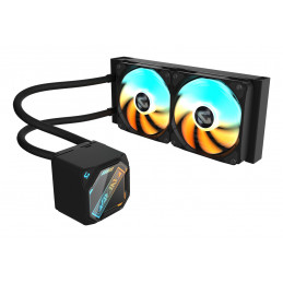 GIGABYTE GAMING 240 Suoritin All-in-one-nesteenjäähdytin 12 cm musta