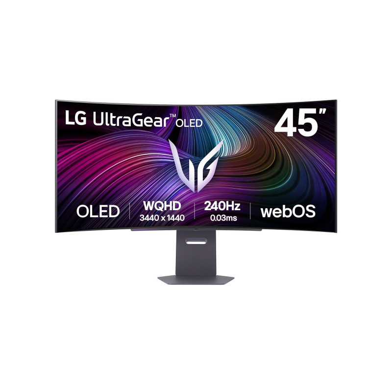 LG 45GX90SA-B tietokoneen litteä näyttö 114,3 cm (45") 3440 x 1440 pikseliä Wide Quad HD OLED musta
