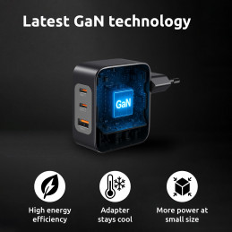 Intenso 7810010 virta-adapteri ja vaihtosuuntaaja Sisätila 100 W musta