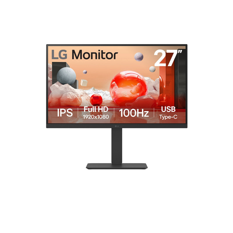 LG 27BA750-B tietokoneen litteä näyttö 68,6 cm (27") 1920 x 1080 pikseliä Full HD LCD musta