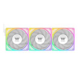 Thermaltake CL-F211-PL12SW-A Tietokoneen jäähdytysjärjestelmä Tietokonekotelo Tuuletin 12 cm Valkoinen 3 kpl