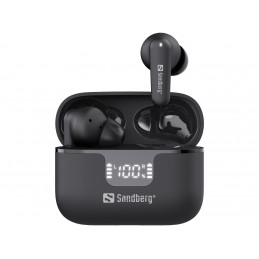 Sandberg 126-52 kuulokkeet ja kuulokemikrofoni True Wireless Stereo (TWS) In-ear Musiikki Päivittäin Bluetooth musta
