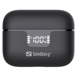 Sandberg 126-52 kuulokkeet ja kuulokemikrofoni True Wireless Stereo (TWS) In-ear Musiikki Päivittäin Bluetooth musta