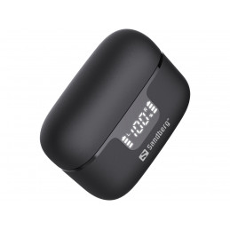 Sandberg 126-52 kuulokkeet ja kuulokemikrofoni True Wireless Stereo (TWS) In-ear Musiikki Päivittäin Bluetooth musta