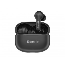 Sandberg 126-51 kuulokkeet ja kuulokemikrofoni True Wireless Stereo (TWS) In-ear Musiikki Päivittäin Bluetooth musta