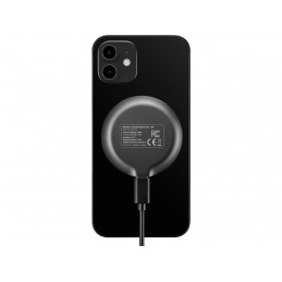 Sandberg 441-61 mobiililaitteen laturi Universaali Alumiini, musta USB Langaton lataaminen Sisätila