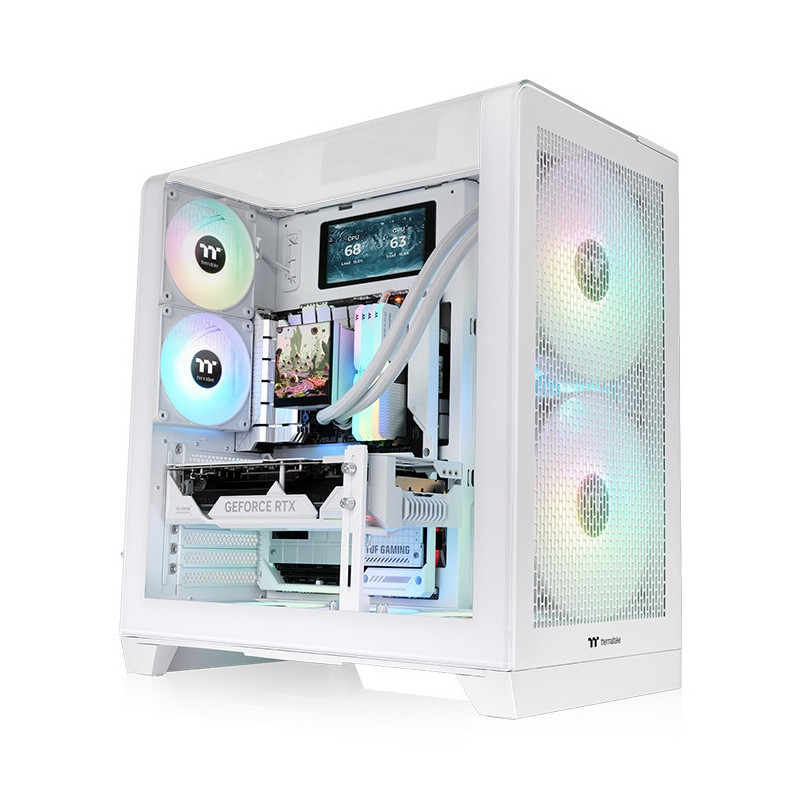 Thermaltake View 390 Air Midi Tower Valkoinen
