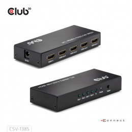 CLUB3D Umschalter HDMI 4x HDMI