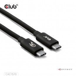 CLUB3D Kabel USB C zertifi. PD240W 4K540Hz 80Gbps 1.2m St St retail - Kabel - Digital Daten USB-kaapeli