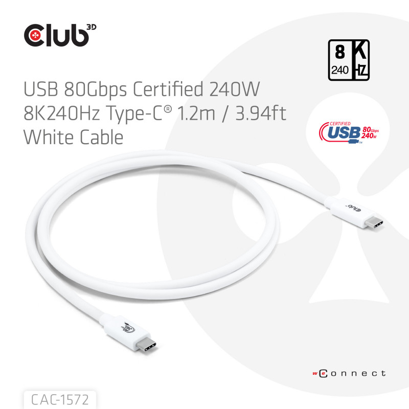 CLUB3D CAC-1572 USB-kaapeli