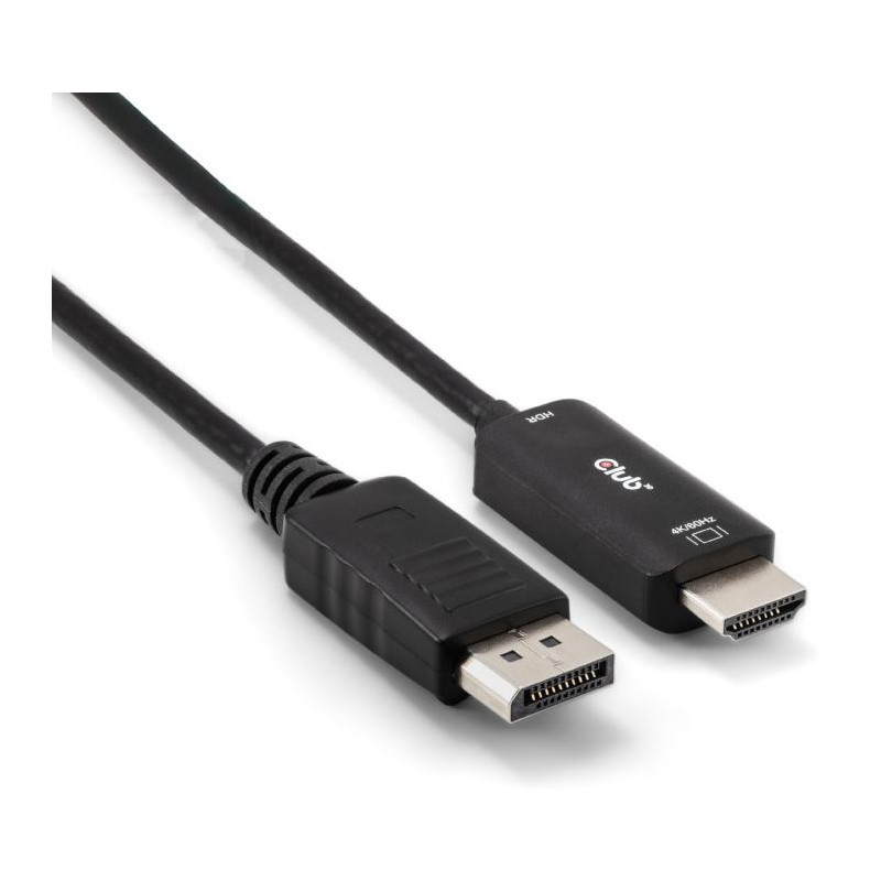 CLUB3D CAC-1083 DisplayPort-kaapeli 2 m HDMI-tyyppi D (mikro) musta