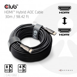 CLUB3D CAC-1392 HDMI-kaapeli 30 m HDMI-tyyppi A (vakio)
