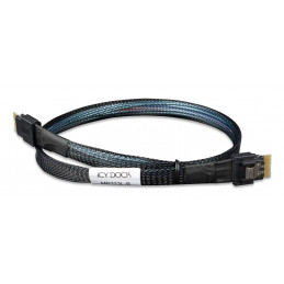 Icy Dock MB323L-B SAS (Serial Attached SCSI) -kaapeli 0,5 m musta