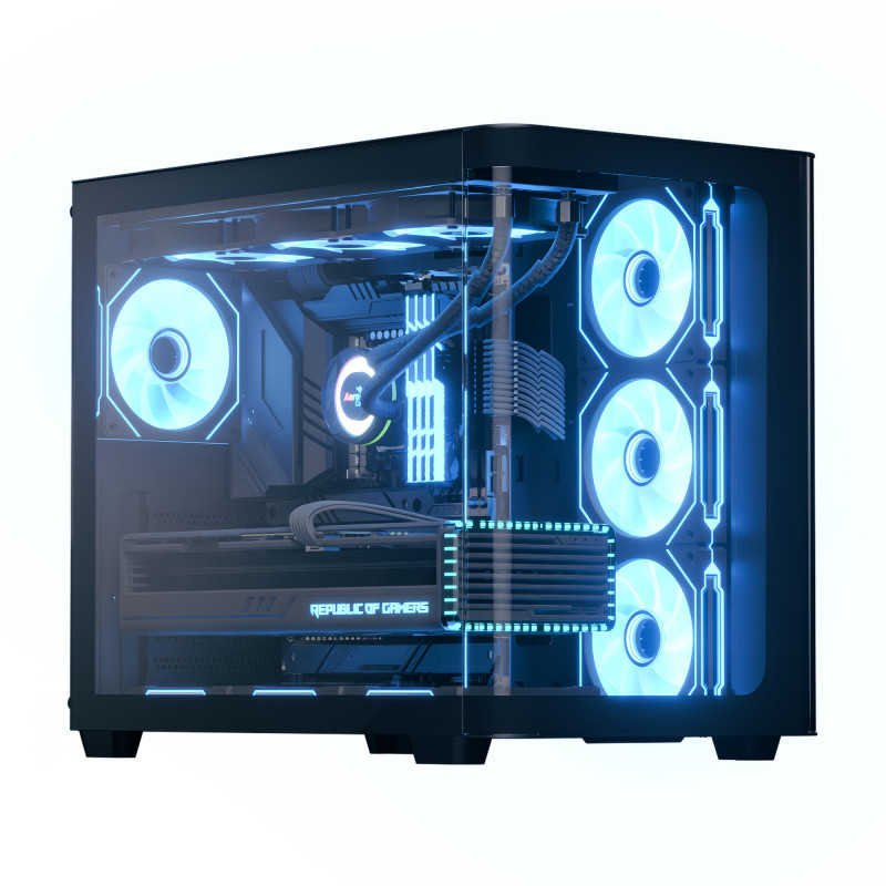Aerocool P500C Midi Tower musta