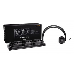 be quiet! PURE LOOP 3 Suoritin All-in-one-nesteenjäähdytin 12 cm musta 1 kpl