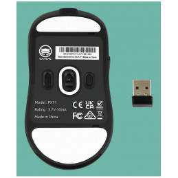 GAMIAC PX71 hiiri Pelaaminen Molempikätinen RF Wireless + USB Type-A Optinen 16000 DPI