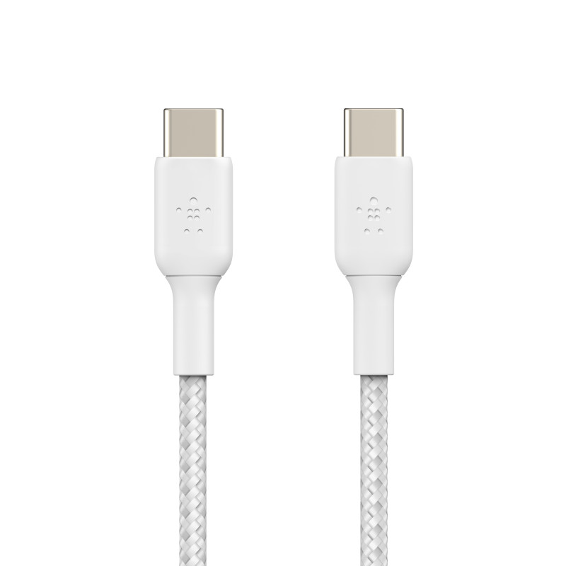Belkin CAB004BT2MWH2PK USB-kaapeli USB 2.0 2 m USB C Valkoinen