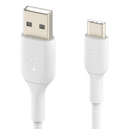 Belkin BoostCharge USB-kaapeli USB 2.0 1 m USB A USB C Valkoinen