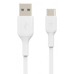 Belkin BoostCharge USB-kaapeli USB 2.0 1 m USB A USB C Valkoinen