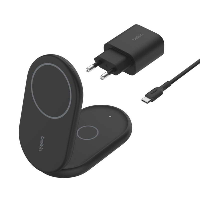 Belkin BoostCharge Kuulokkeet, Älypuhelin musta USB Langaton lataaminen Pikalataus Sisätila